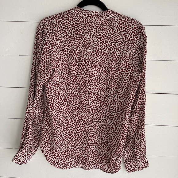 ANINE BING Holly Blouse in Hearts Size Small - Picture 5 of 7